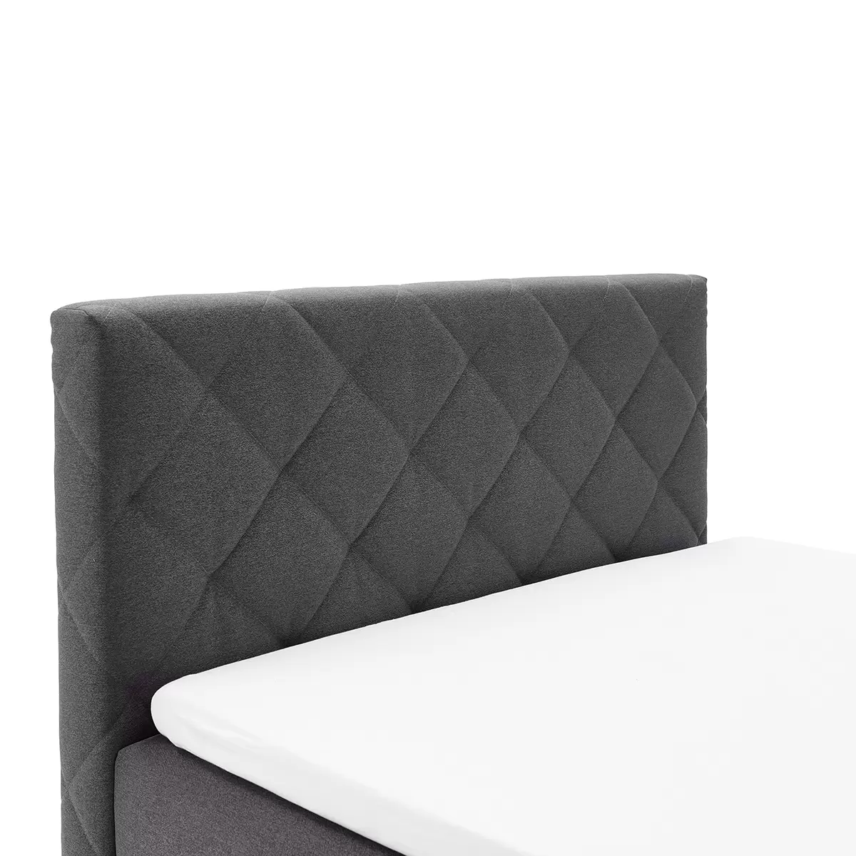Boxspringbett Messina 140x200 Anthrazit