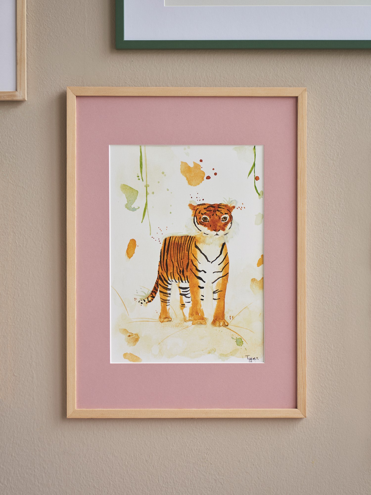 Plakat Tigeren A4 | Et Lille Atelier - Kids. | Multi | Poster and Frame Kids