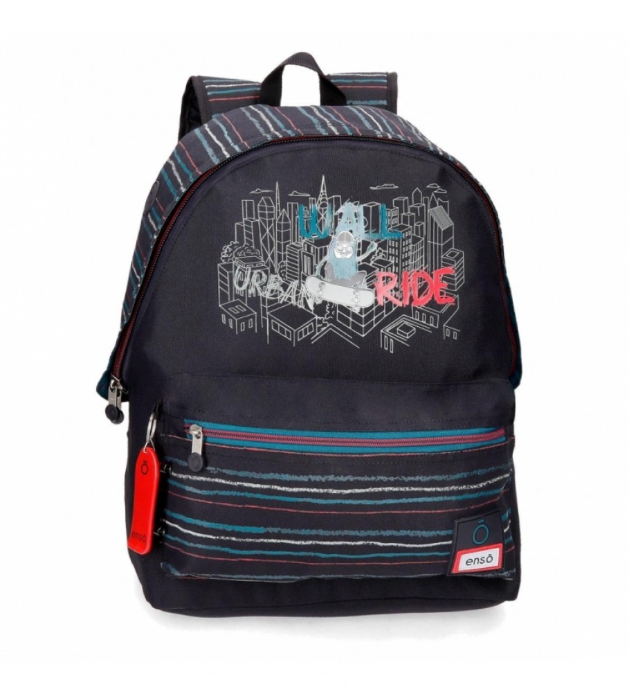 Enso Mochila Portaordenador Enso Wall Ride Adaptável -31x42x17,5cm- Preto