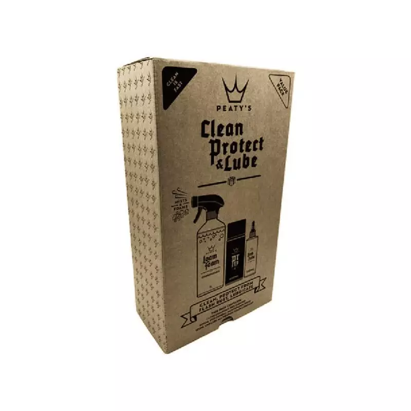 PEATY KIT Clean Protect Lube : LOAM FOAM 1L, Spray PT17, LINK LUBE