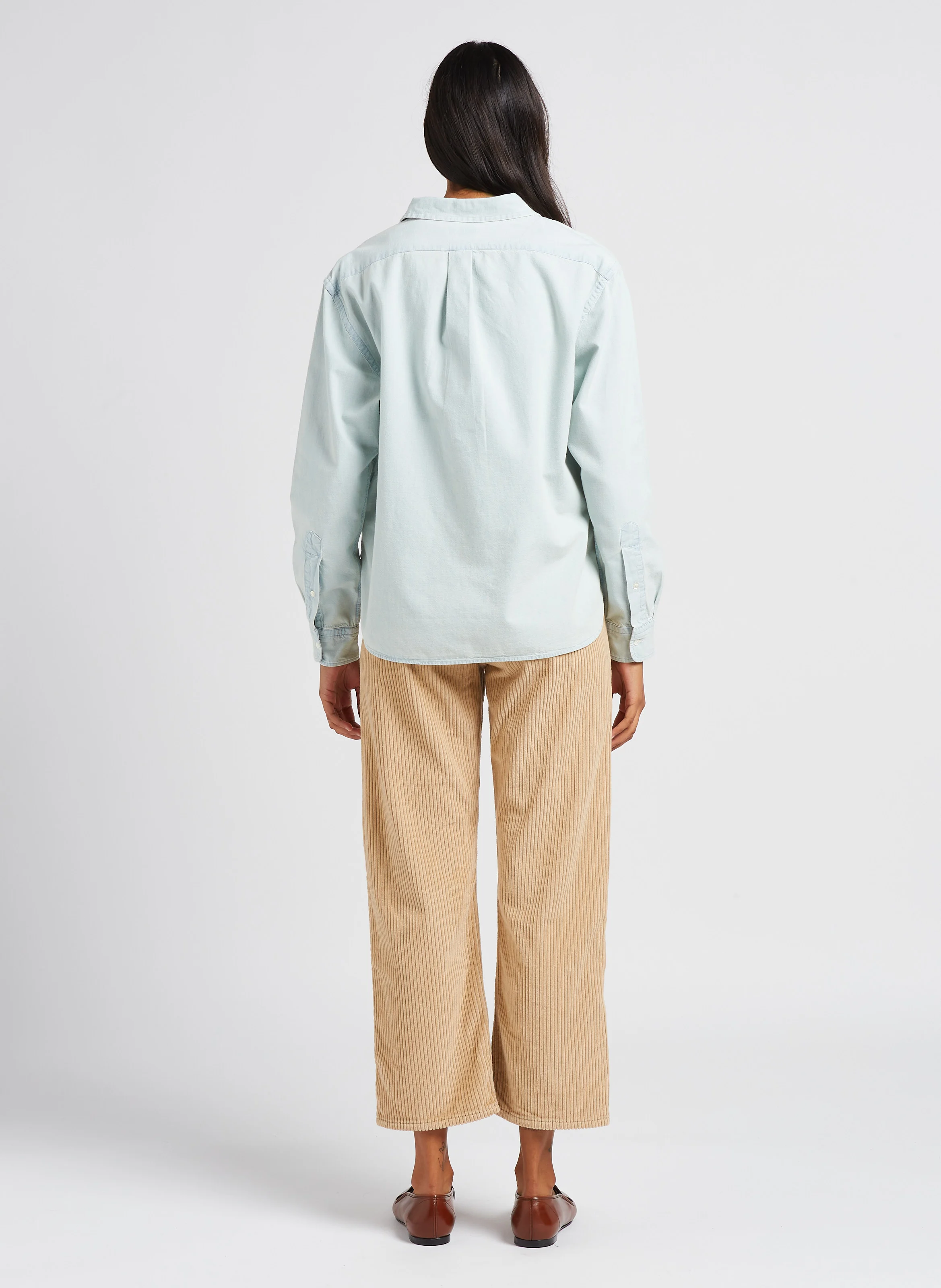 Chemise en jean en coton | Bleu