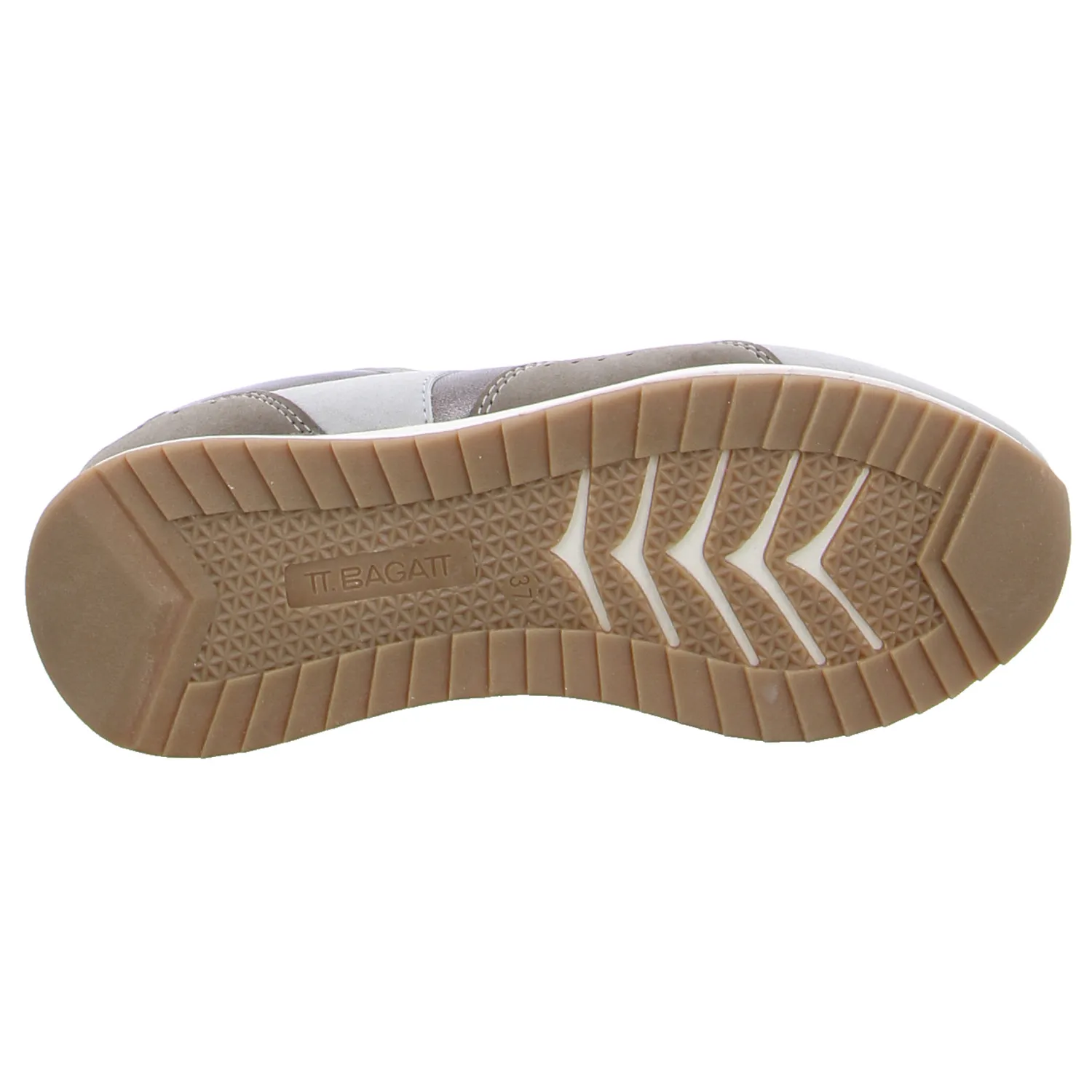 BAGATT Sneaker Grau Lederimitat