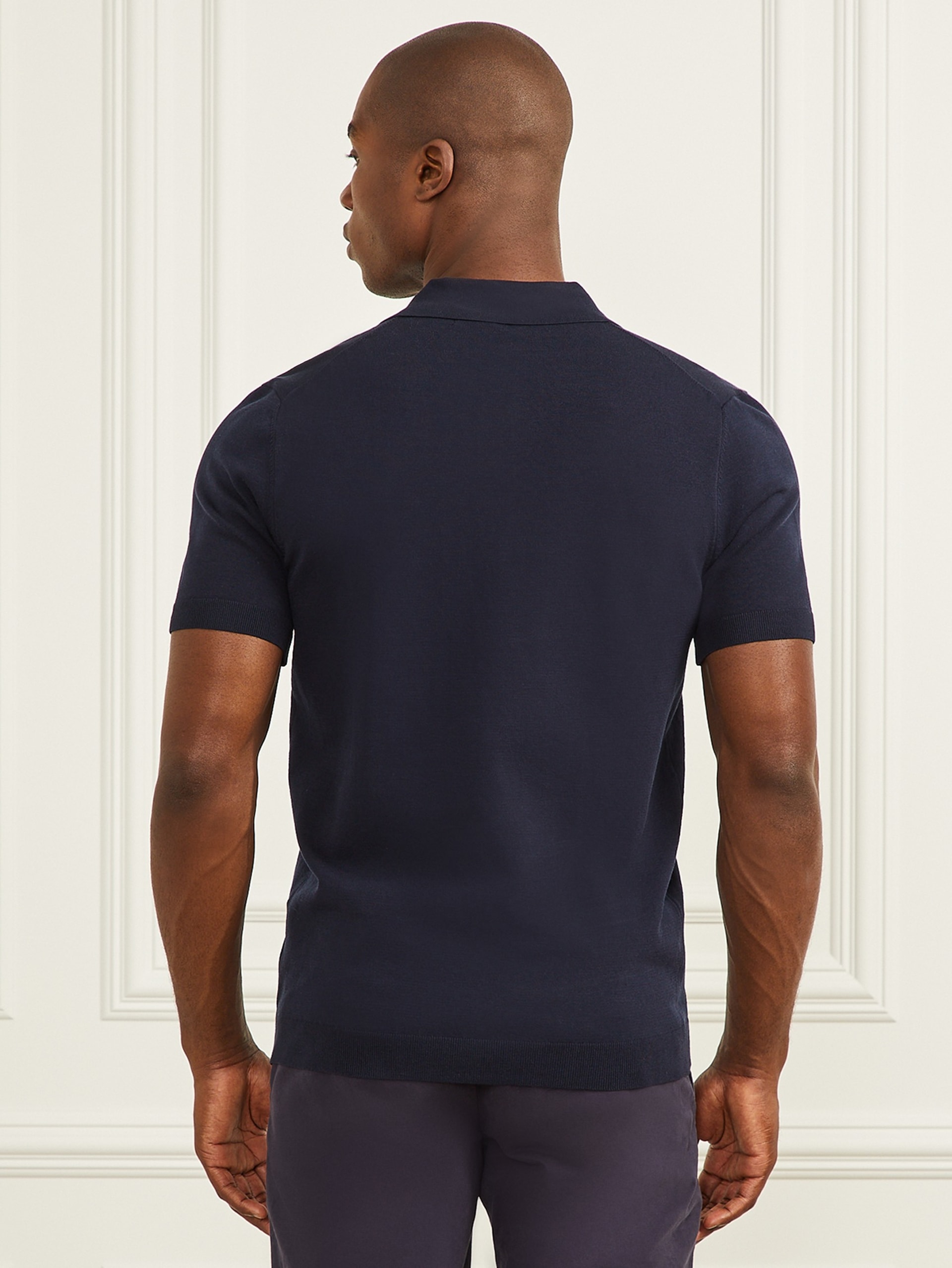 Polo de suéter de desempenho formal