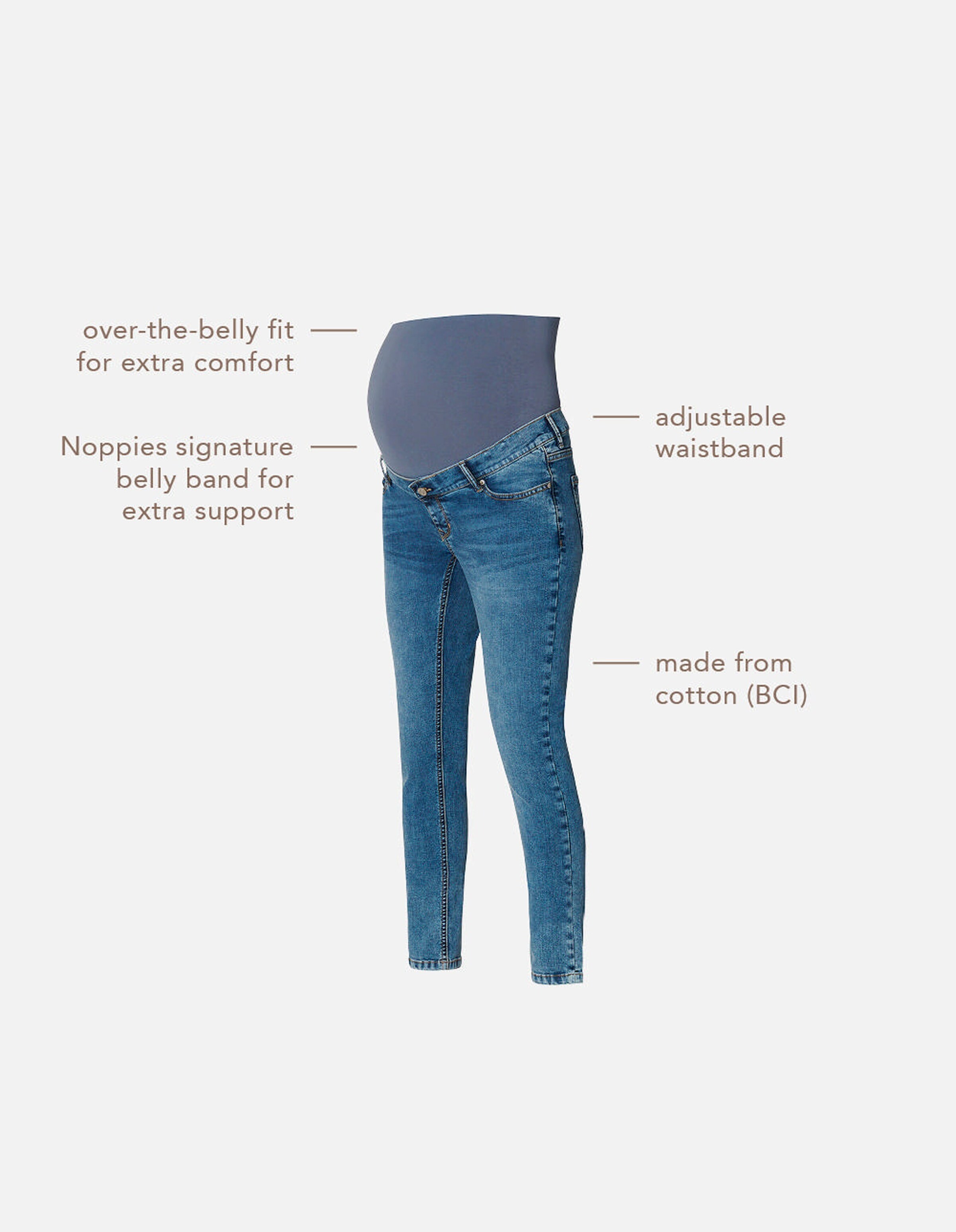 Noppies Skinny Umstandsjeans Avi Every Day Blue