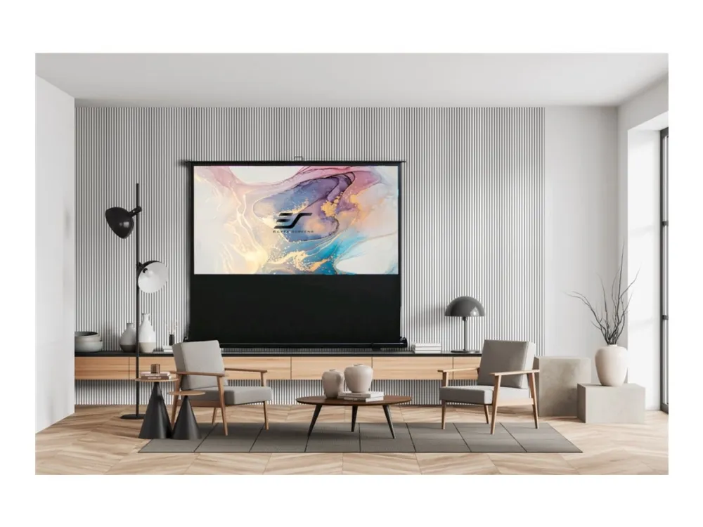Elite Screens ezCinema Plus 2 Series Premium - Projektor skærm med gulvholder - gulvstående - 95