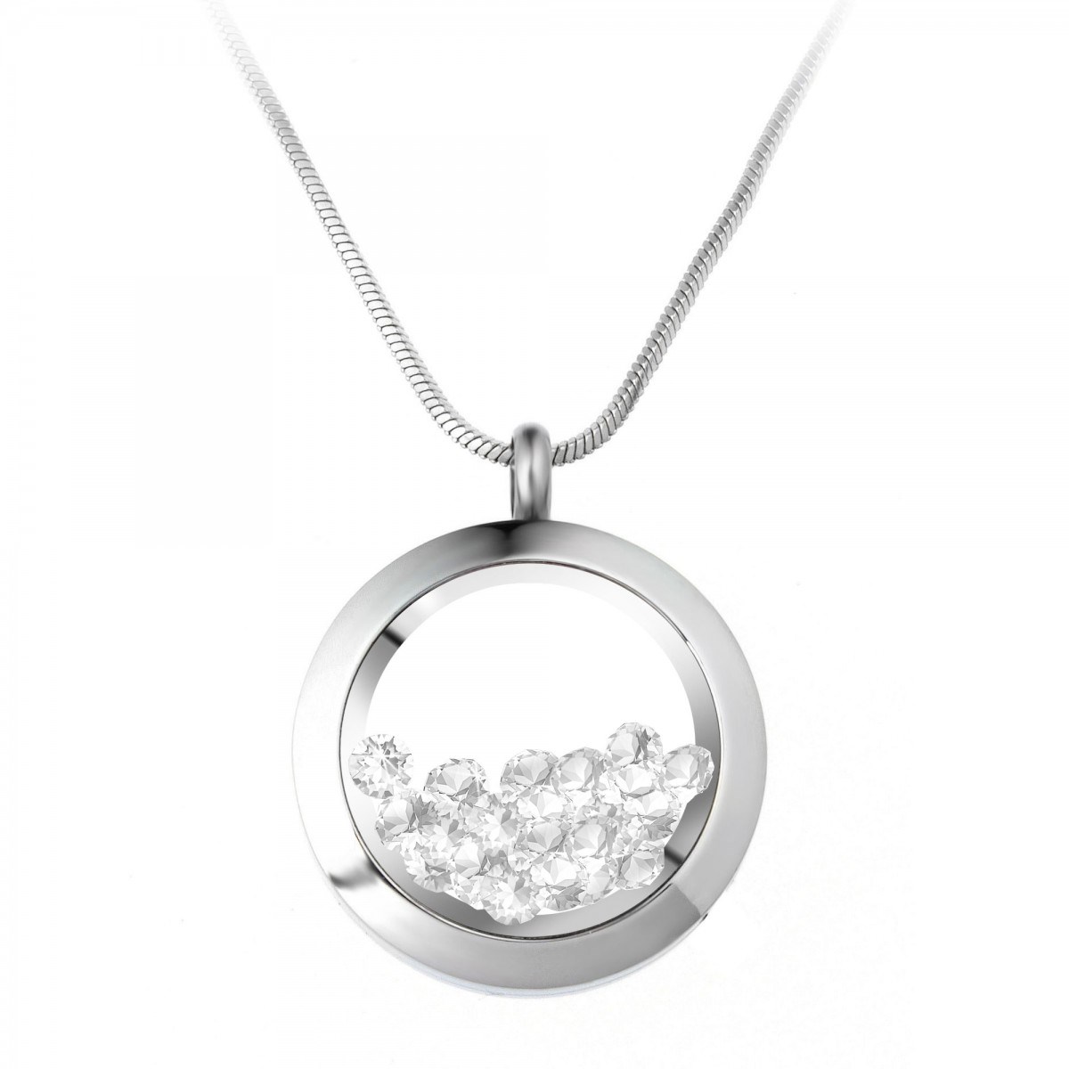 Montre Luna SC Crystal ornée de plus de 100 Cristaux scintillants et son Collier