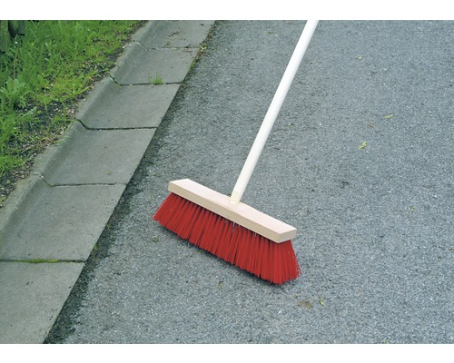 Straatbezem 40 cm met steel
