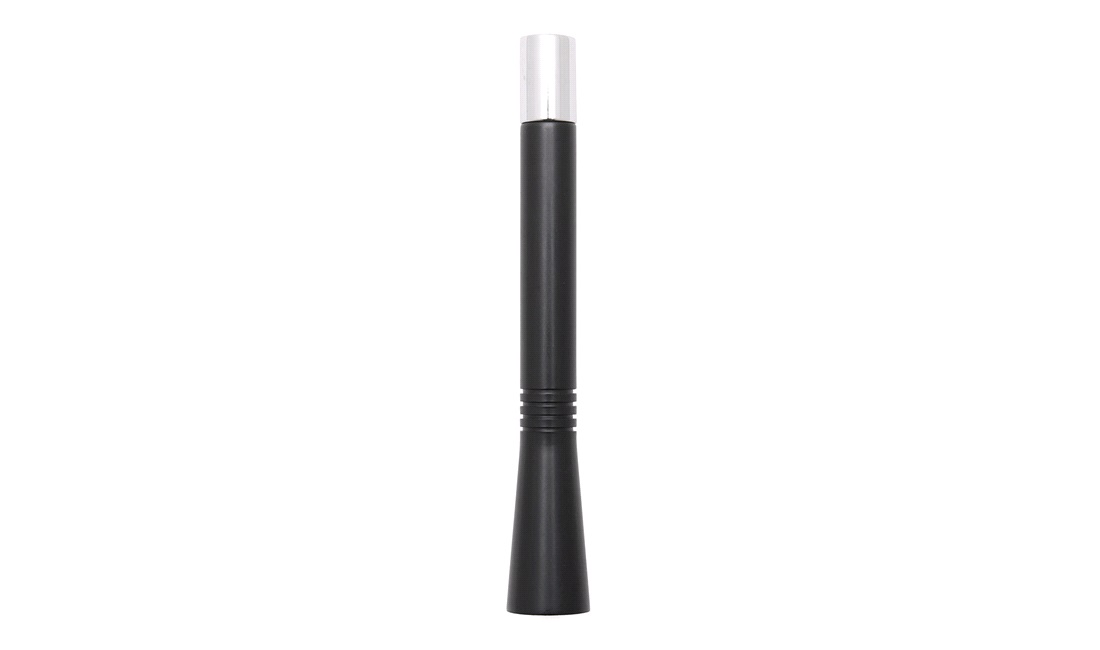 Alu short stick antenne sort/krom