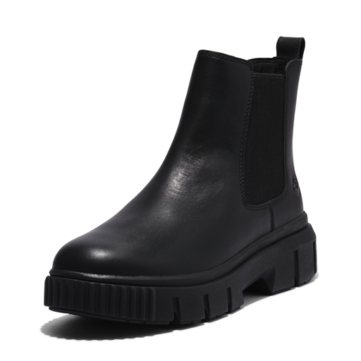 Timberland Greyfield Chelseastøvler, Black Leather, 40