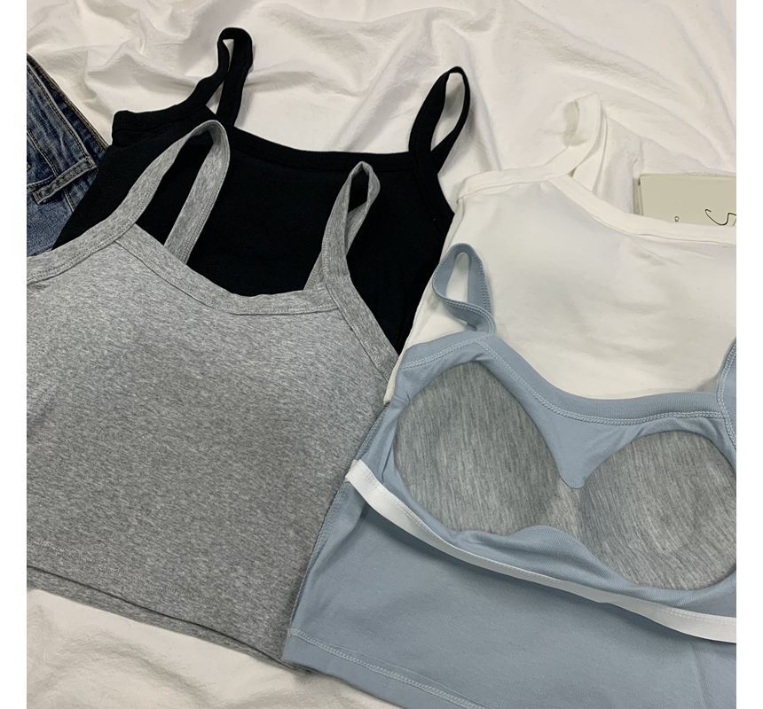 Sistyr - Mouwloze effen bralette
