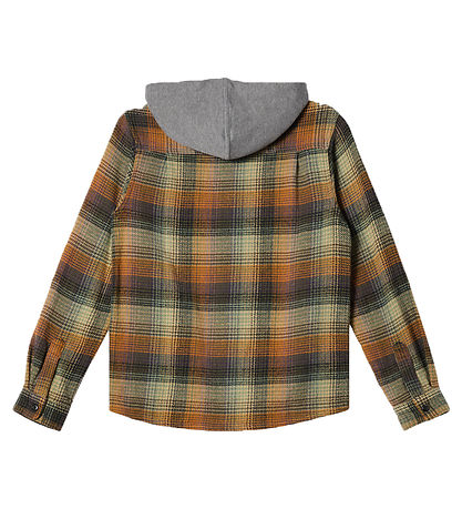 QuikSølver Cardigan - Sandbar - Brunternet m.  Grøn