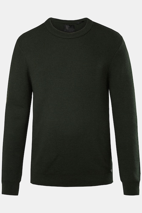 JP 1880 Pullover, Strukturstrick, Wollmix, bis 7 XL