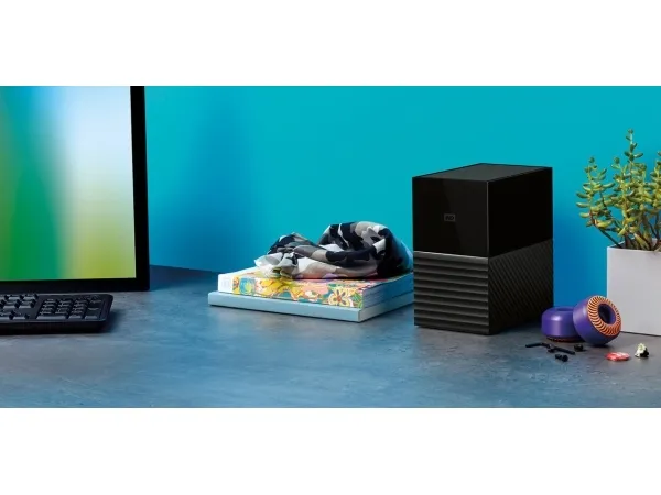 WD My Book Duo WDBFBE0360JBK - Harddisk-array - 36 TB - 2 bays - HDD 18 TB x 2 - USB 3.1 Gen 1 (ekstern)