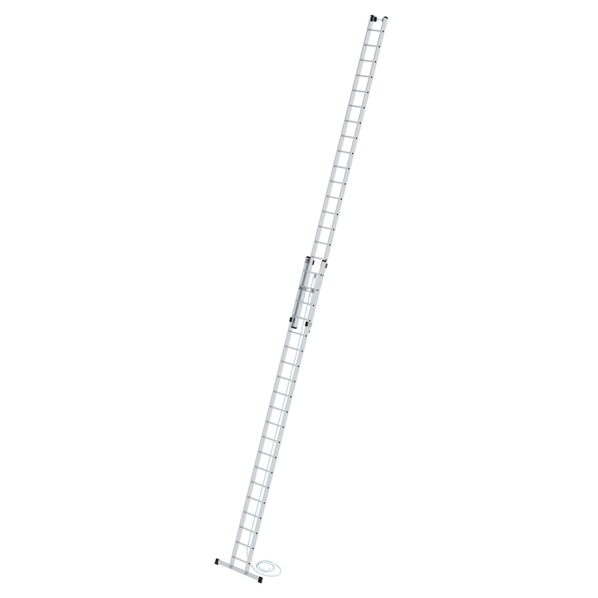 PROREGAL 2-delige sporttouwladder met standaard dwarsbalk, 2 x 20 sporten