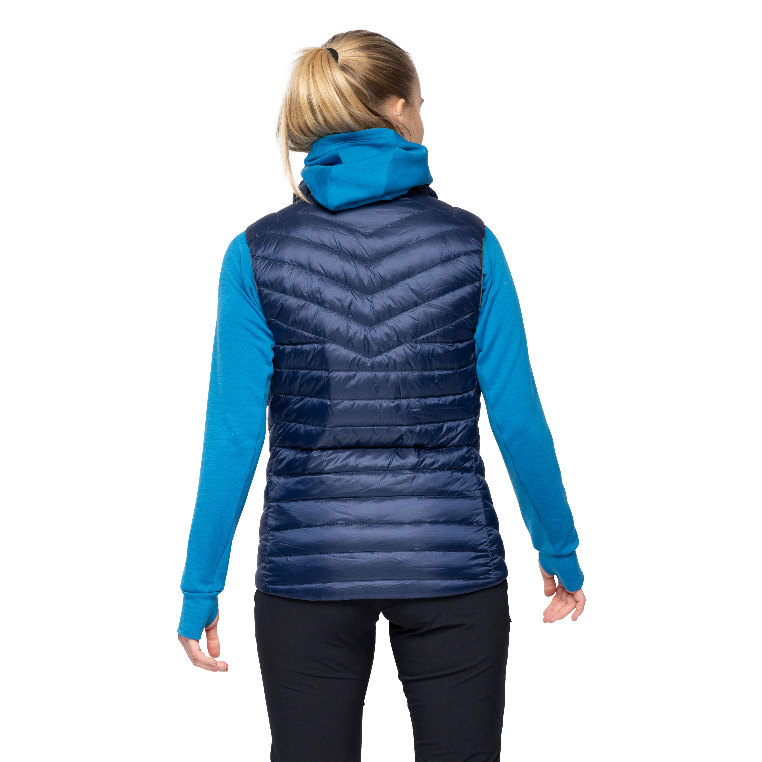 Rabot Light Down Vest Women Navy Blue