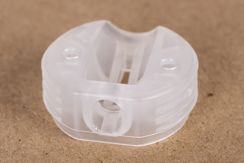 Kunststoff-Möbelverbinder - Ø 22,8 mm - Transparent