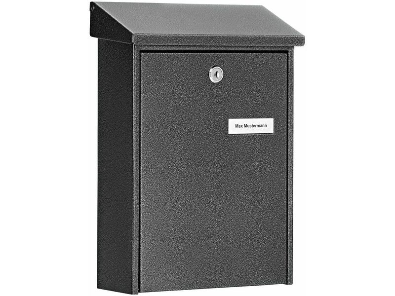 Burgwächter Briefkasten DAILY 5861 E Grau Briefkasten
