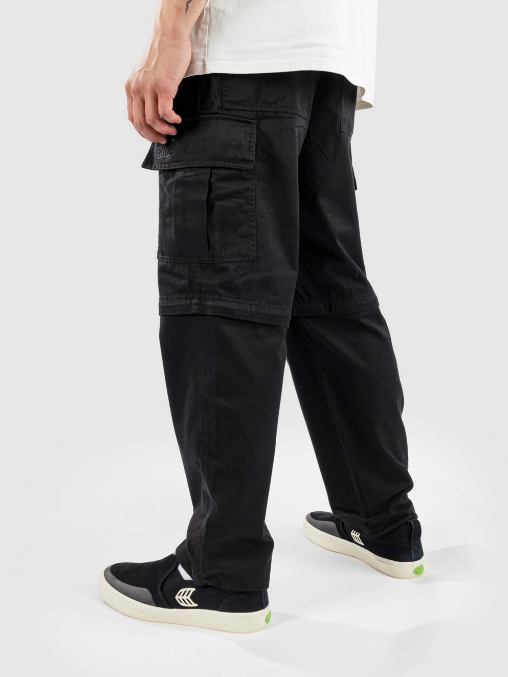 Empyre Sk8 Zip Off Cargo Pants black