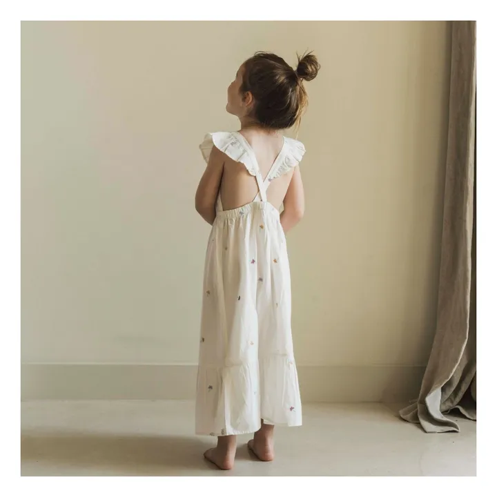 Jenest Robe Fleurs Josephine | Blanc