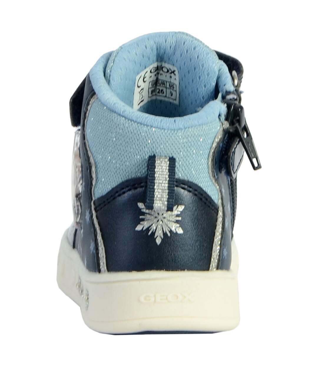 ____Basket Montante Geox Enfant/Fille J Skylin G. B - PRN GBK+GBK PA