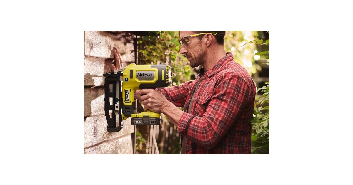 RyobiONE+ 18V Accu 16G Tacker R16GN18-0 spijkerpistool  (Groen/zwart, Accu en lader niet inbegrepen)