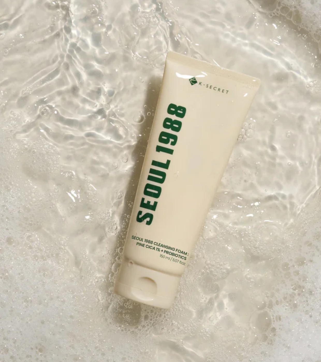 K-Secret - *Seoul 1988* - Sabonete Facial Espumante Pine CICA 1% + Probiotics