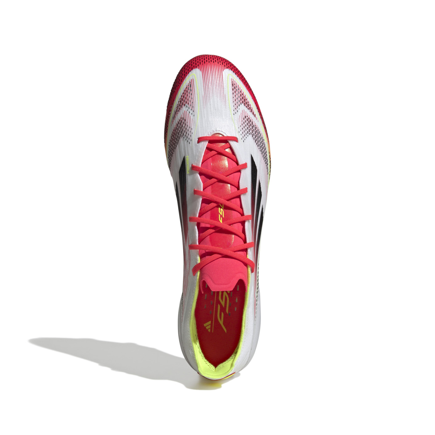 Adidas F50 Elite Gras Voetbalschoenen (FG) Wit Rood Zwart Geel