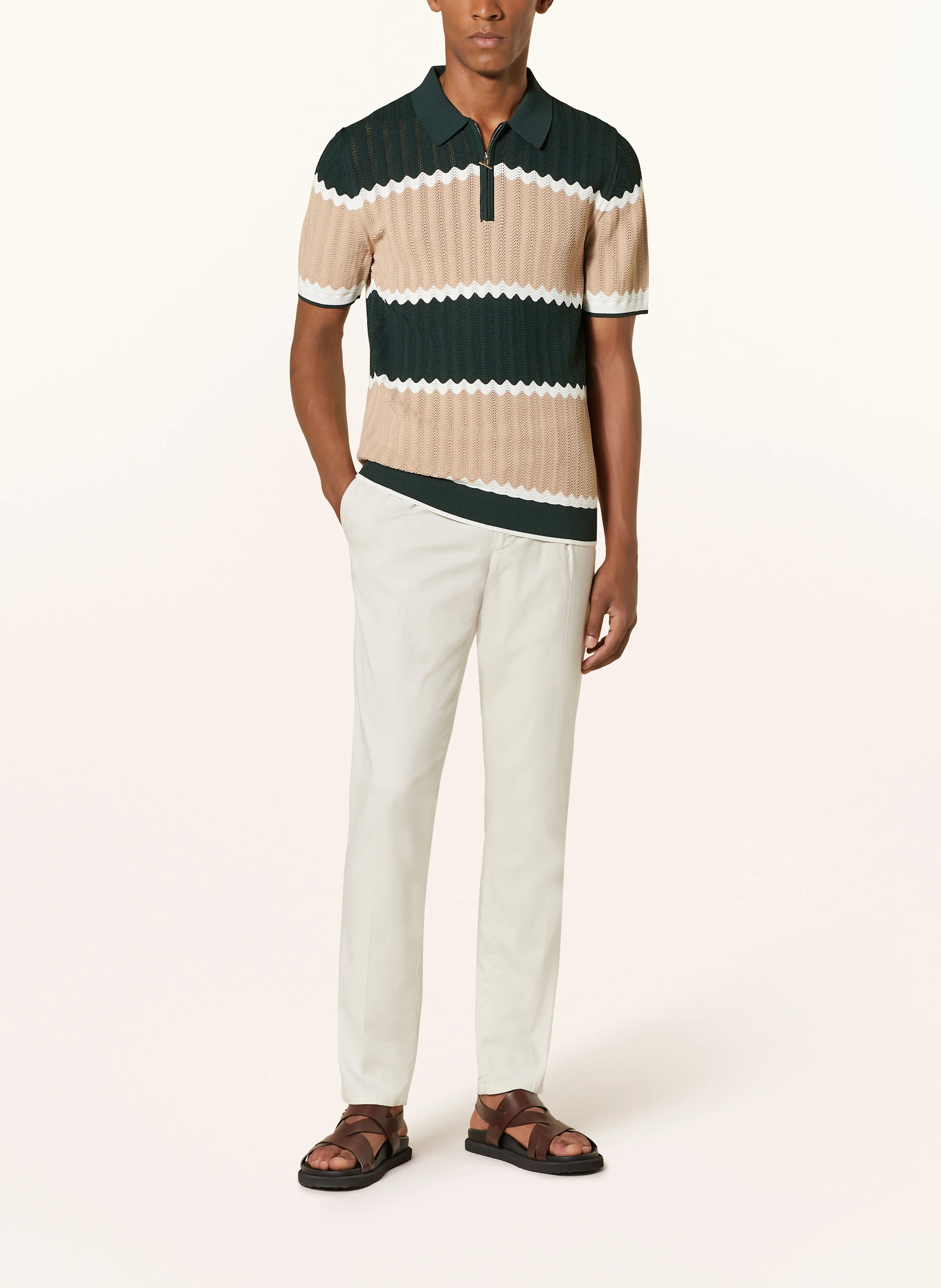 REISS Strick-Poloshirt ALTON