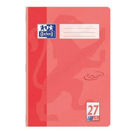 Oxford Touch Schulhefte A4 16 Blatt L. 27, sortiert, Optik Paper®