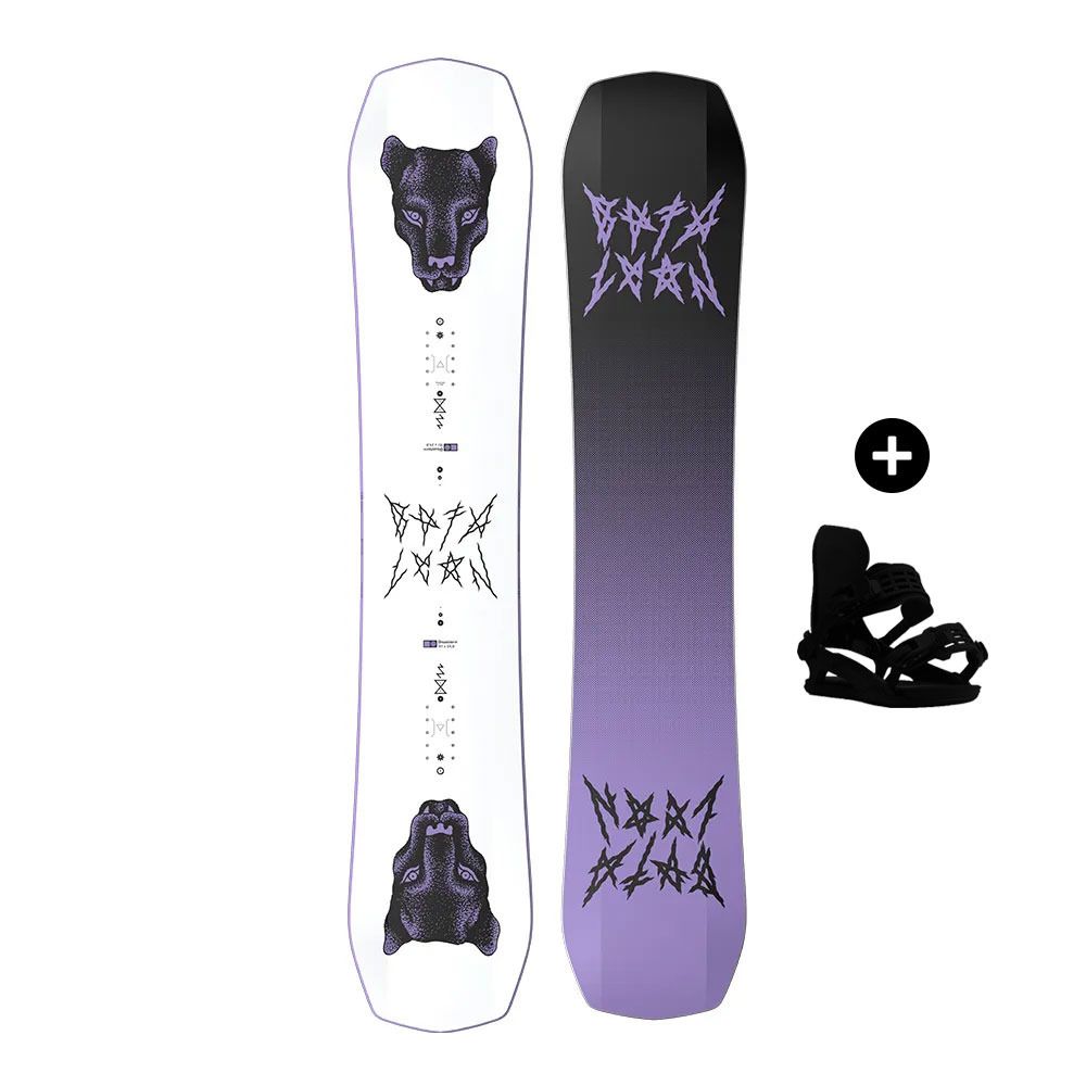 Bataleon DISASTER 23/24 - Pack snowboard all mountain Homme none