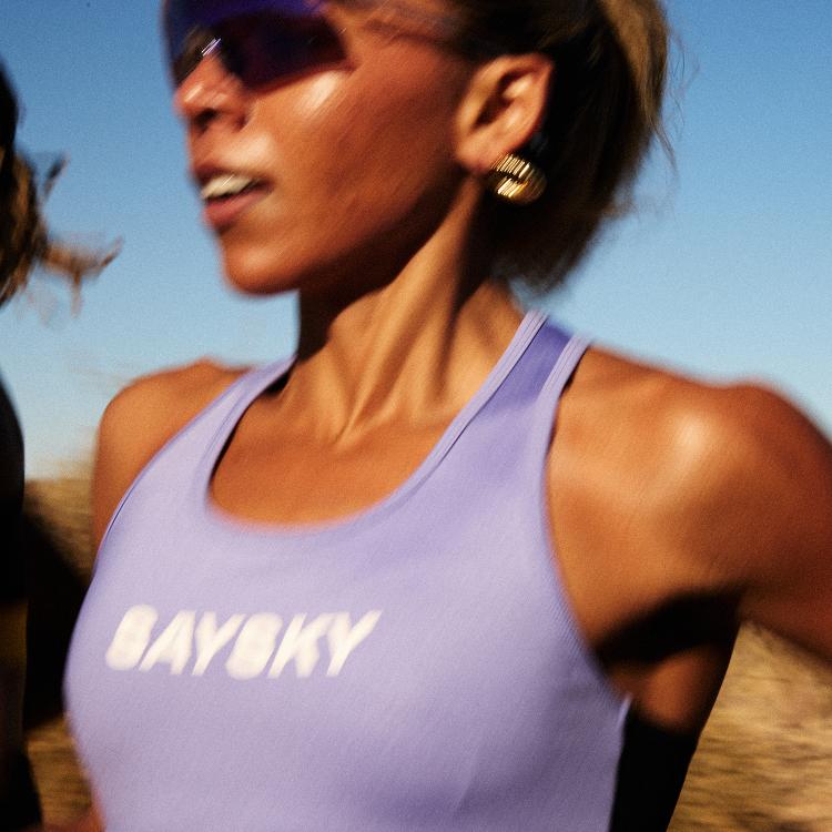 Saysky Logo Combat Sports Bra Womens Purple