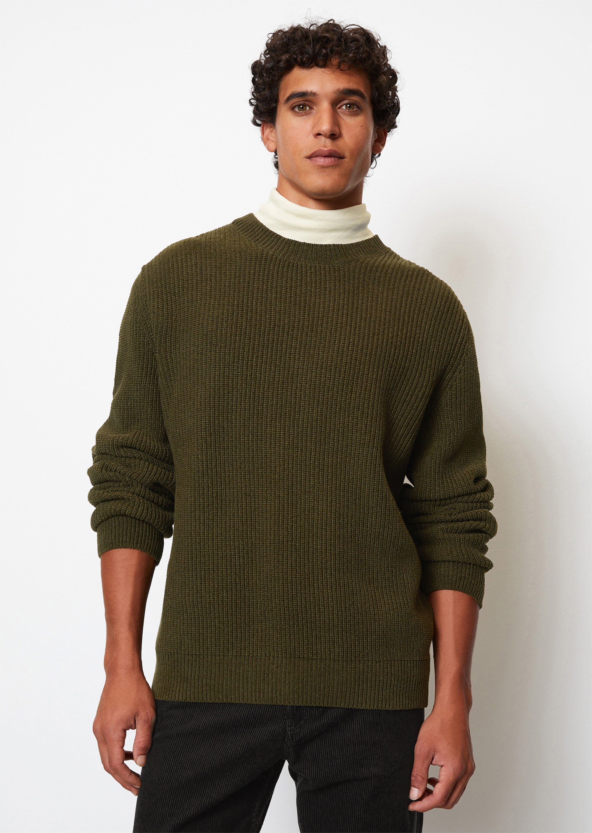 Chenille-Pullover relaxed aus Organic Cotton