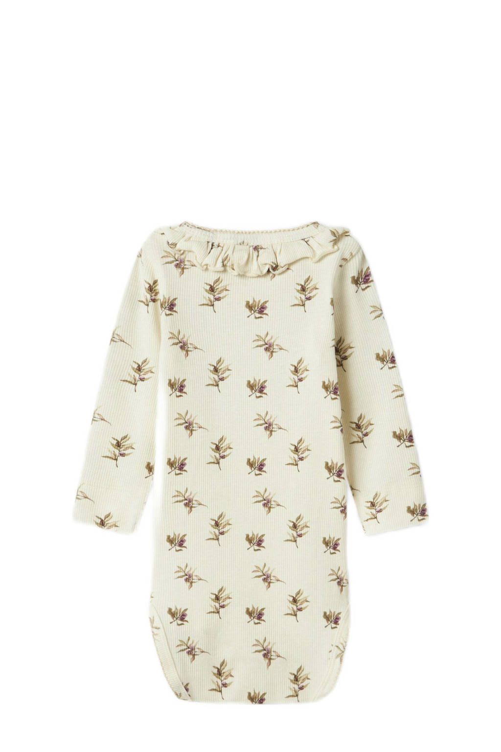 LIL' ATELIER romper NBFGAVO offwhite/groen