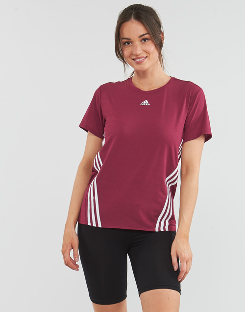 adidas Performance - TRAIN WTR ICNS 3 Stripes T-SHIRT - Bordeaux