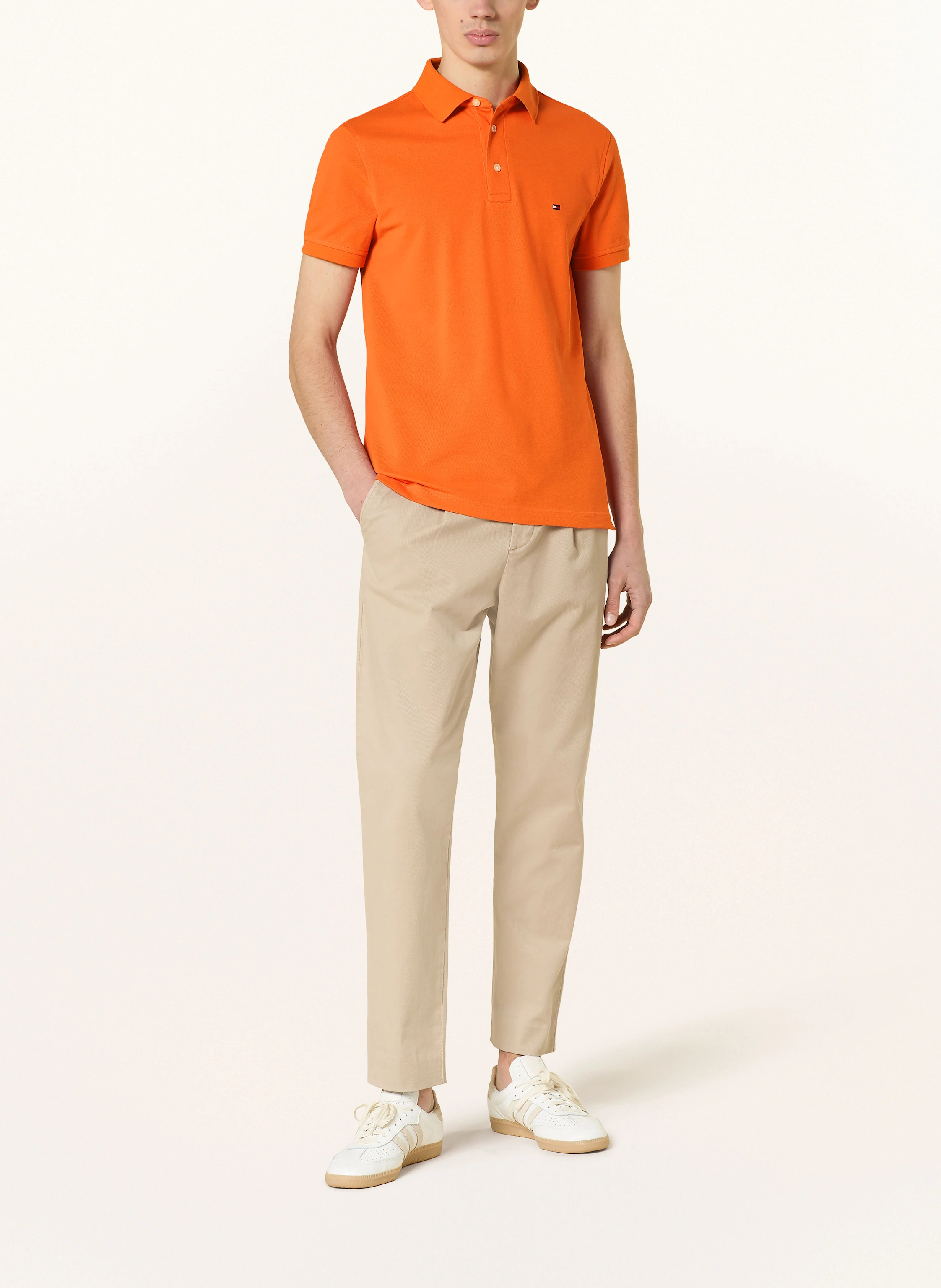TOMMY HILFIGER Piqué-Poloshirt Slim Fit