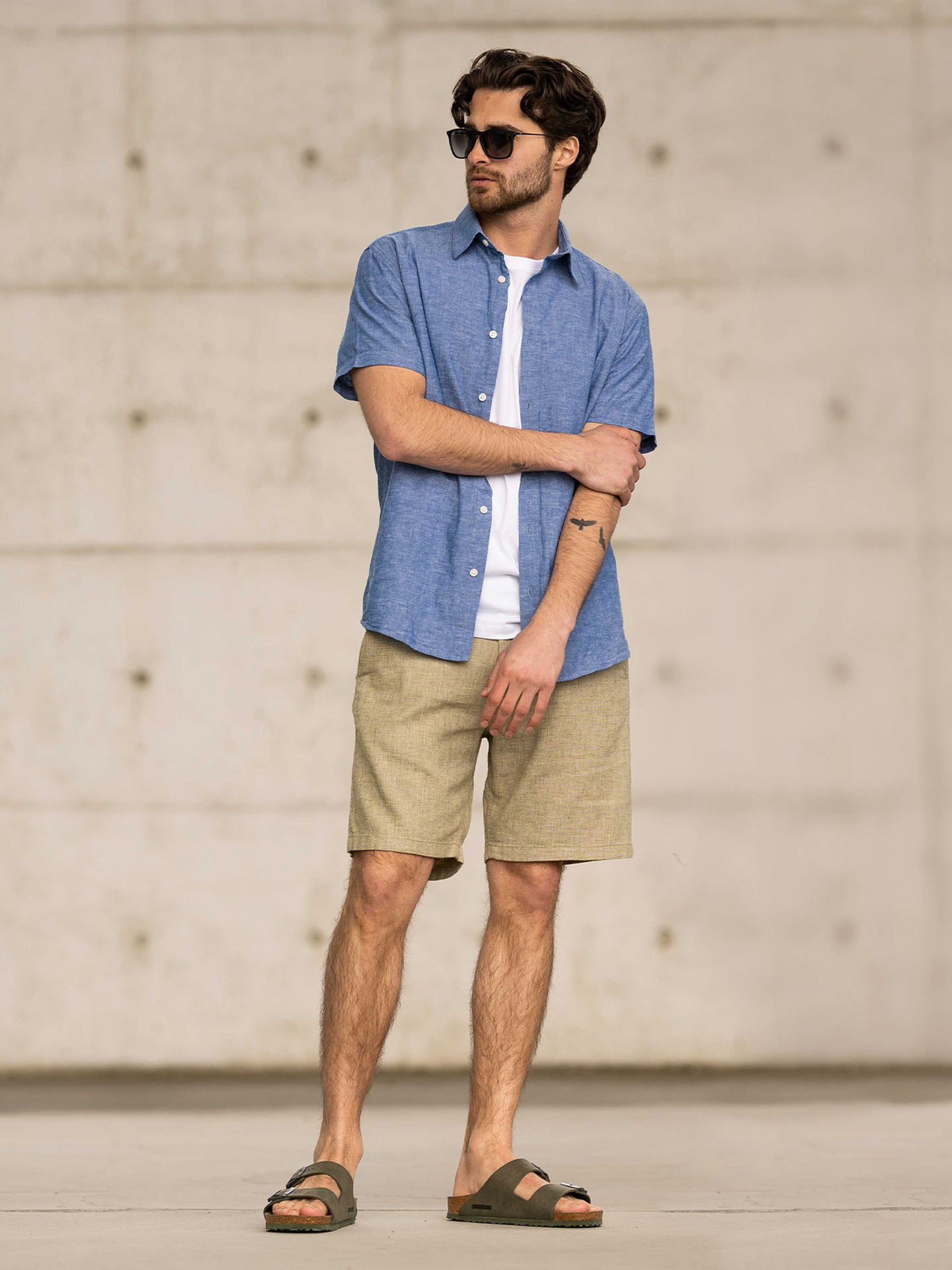 Regular Brody Linen Shorts