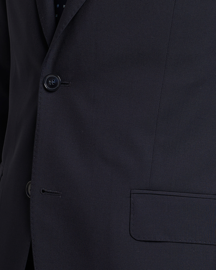 Oscar Jacobson Edmund Wool Blazer Navy