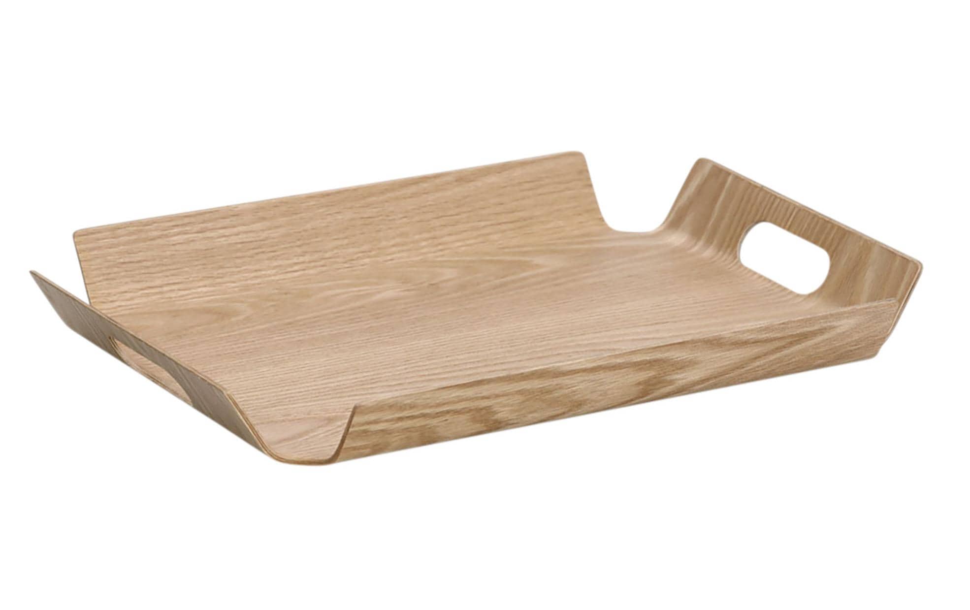 Serviertablett NatureServiertablett aus Holz mit Griffen