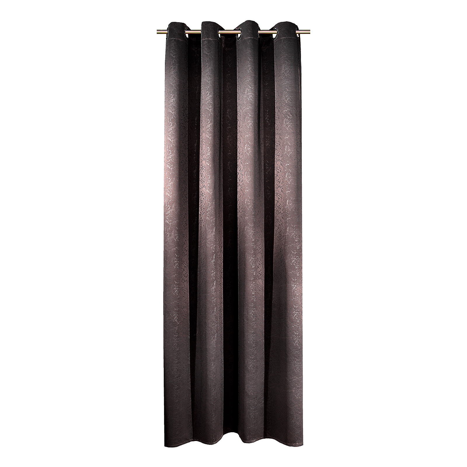 Ösenschal - anthrazit - Kunstleder - 135x245 cm