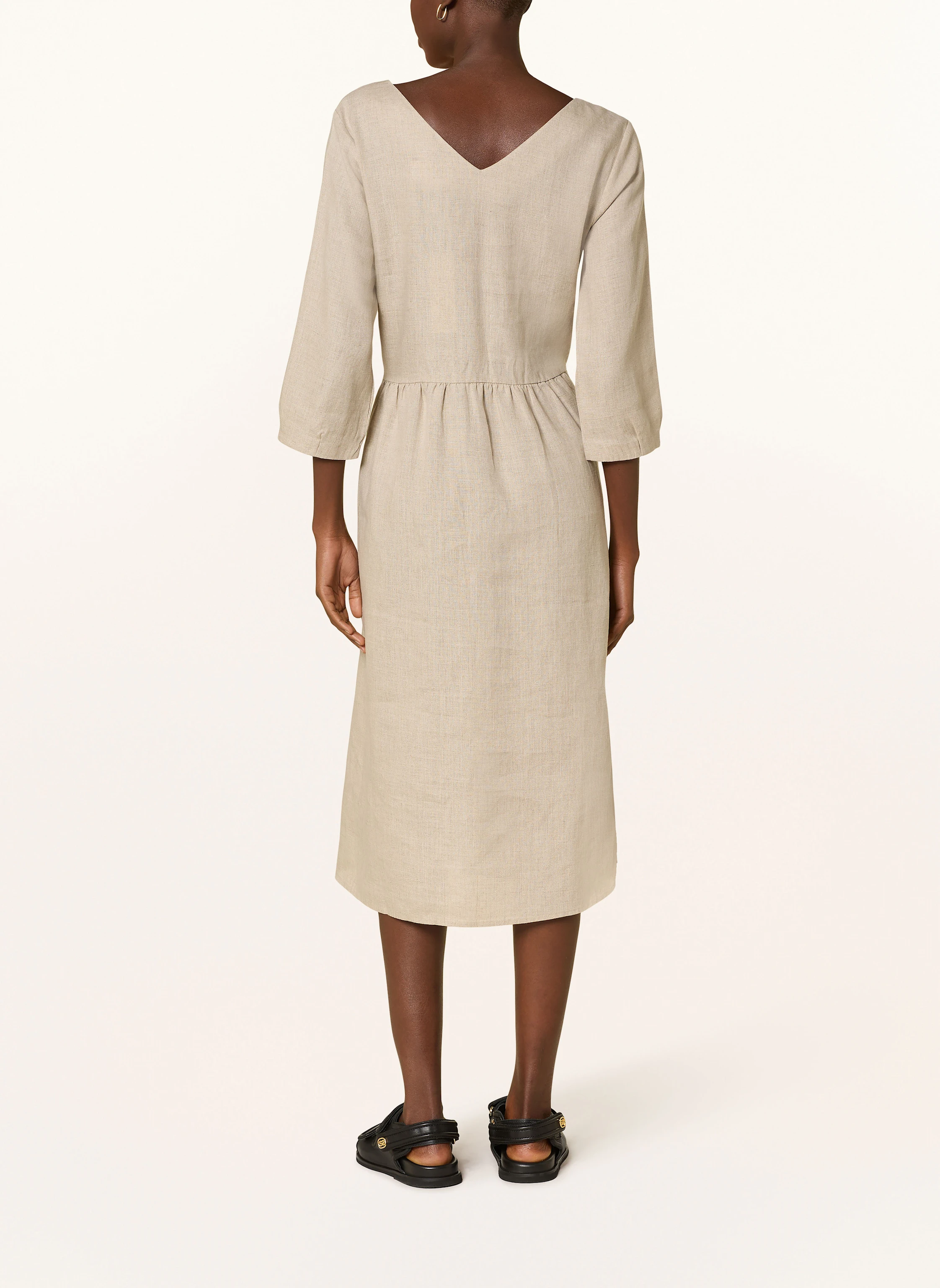 lilienfels Leinenkleid mit 3/4-Arm