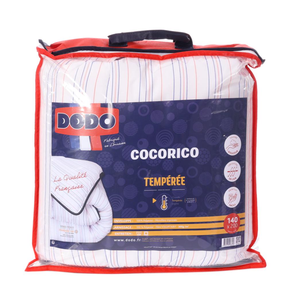 Dodo Couette Tempérée Blanche Dodo Cocorico 140X200 CM