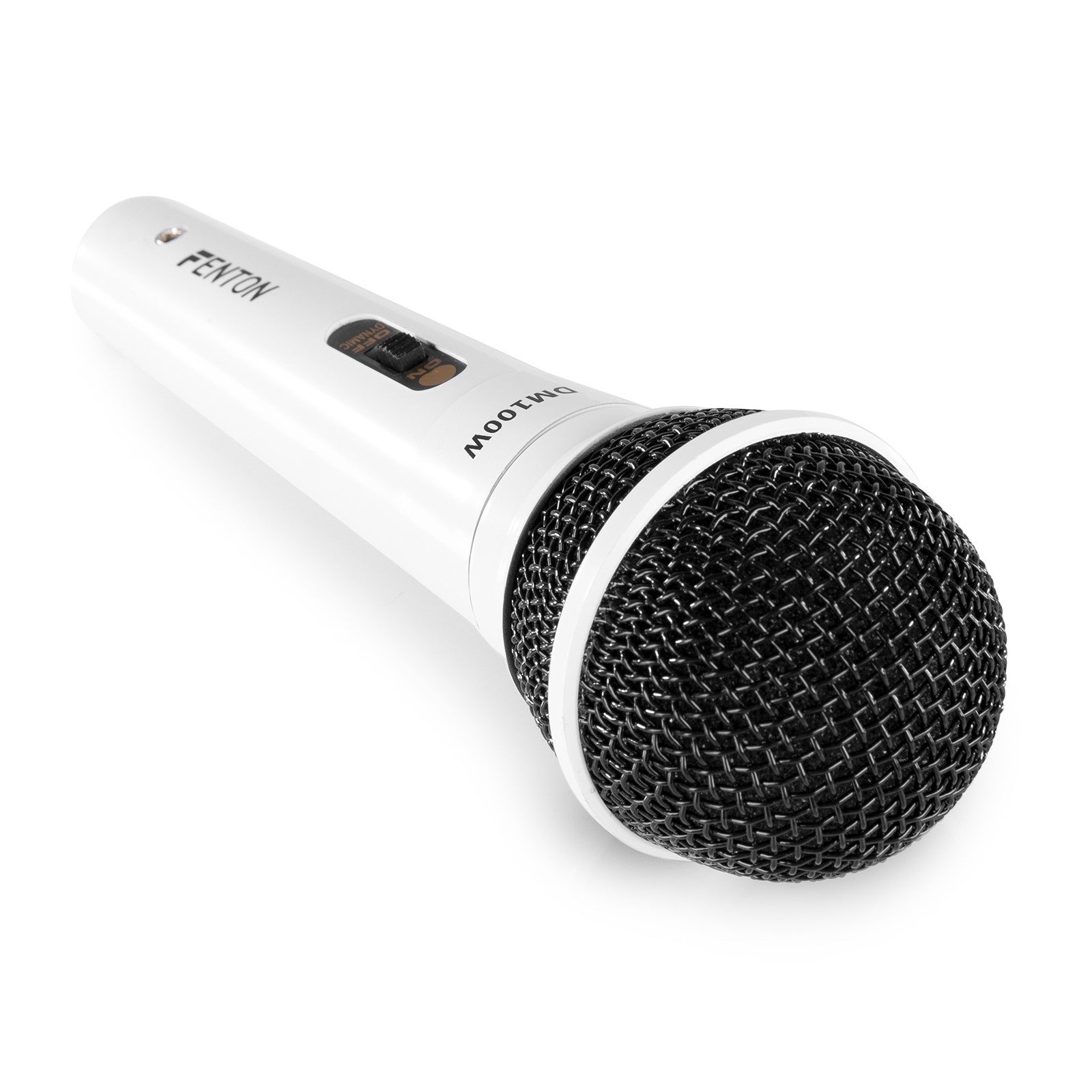 Fenton DM100W dynamische zangmicrofoon wit