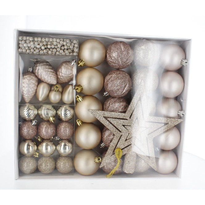 Christbaumschmuckset - bruchsicher - 40 Teile
