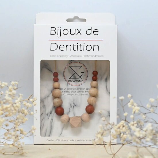 Collier d'allaitement et de portage   Rouille et bois        de               Irréversible