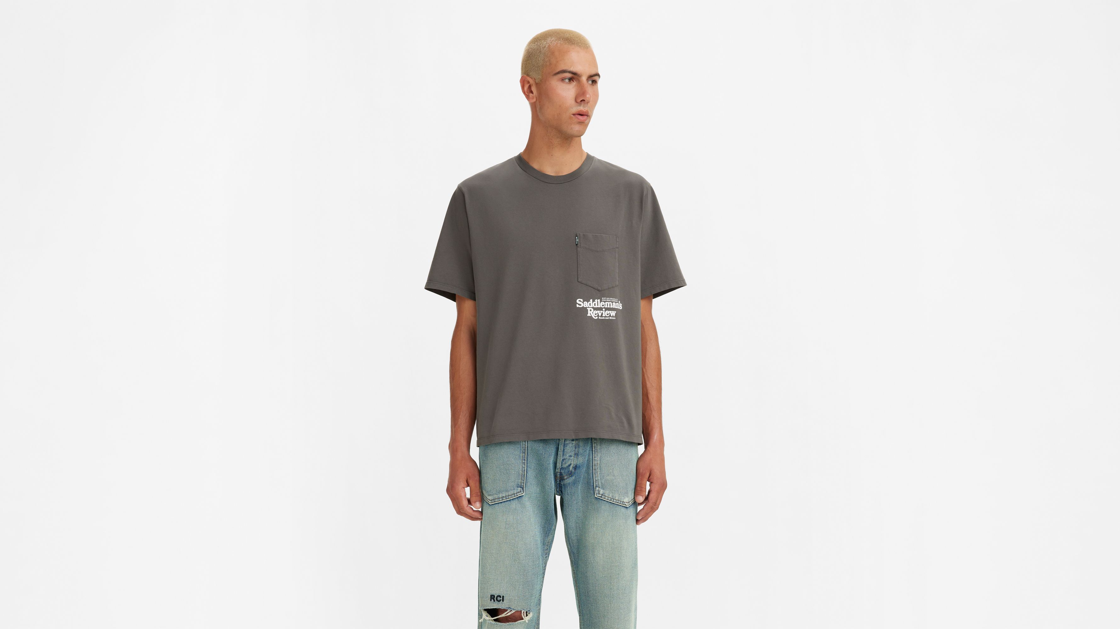 T-shirt Americana Homme Levi's® x Reese Cooper® - Black - Noir