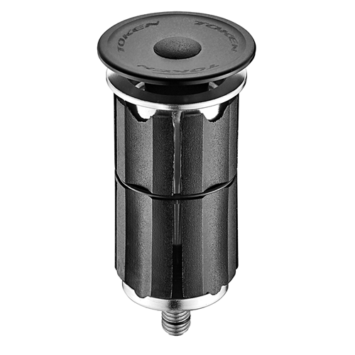 Token Top cap sort med expander Ø 22,5-25mm
