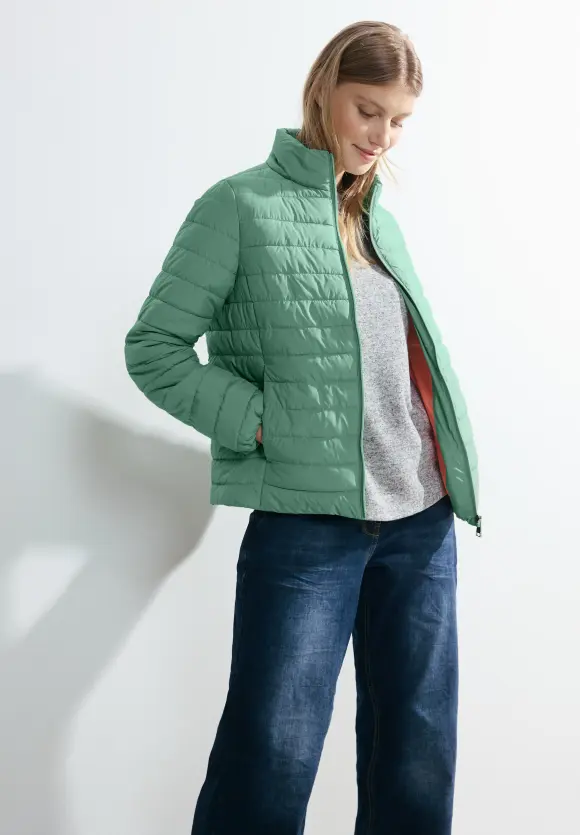 Übergangsjacke - raw salvia green