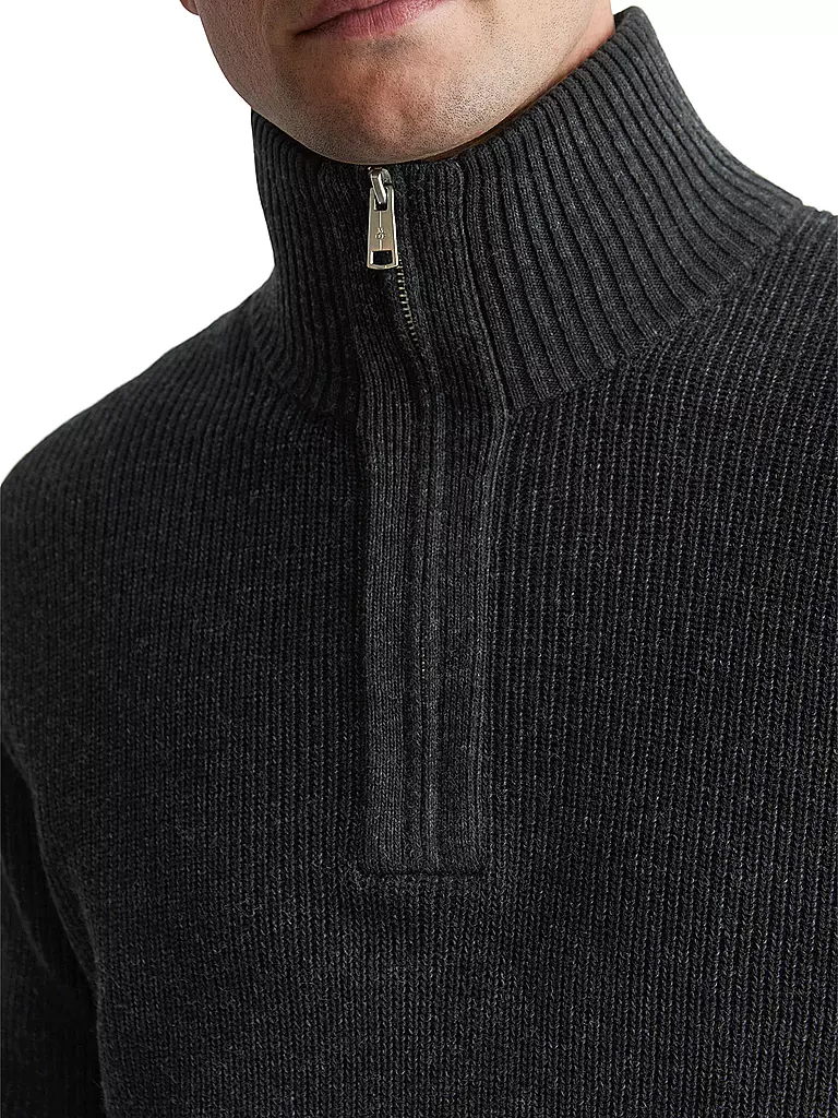 MARC O'POLO Troyer Pullover schwarz