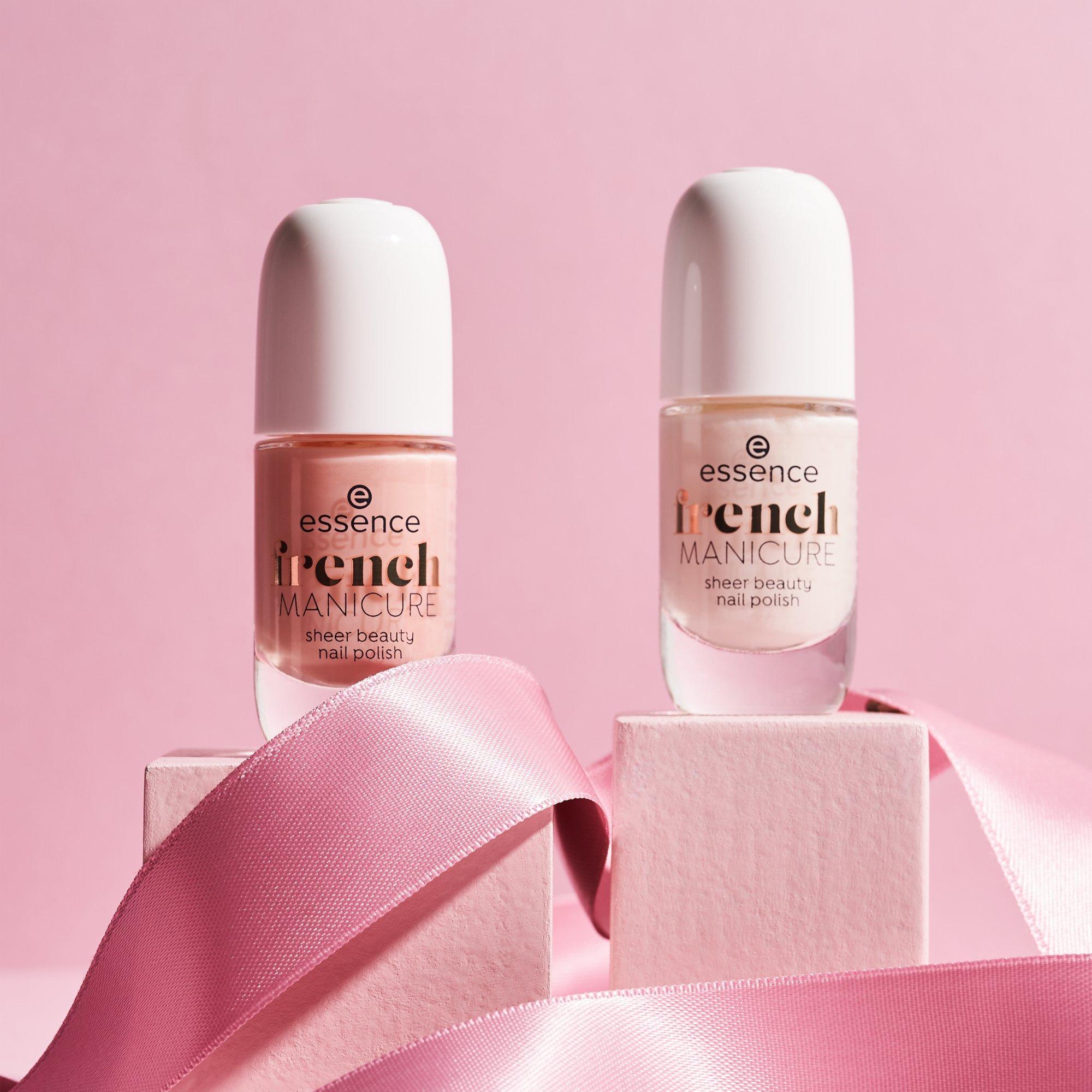 french MANICURE sheer beauty nail polish