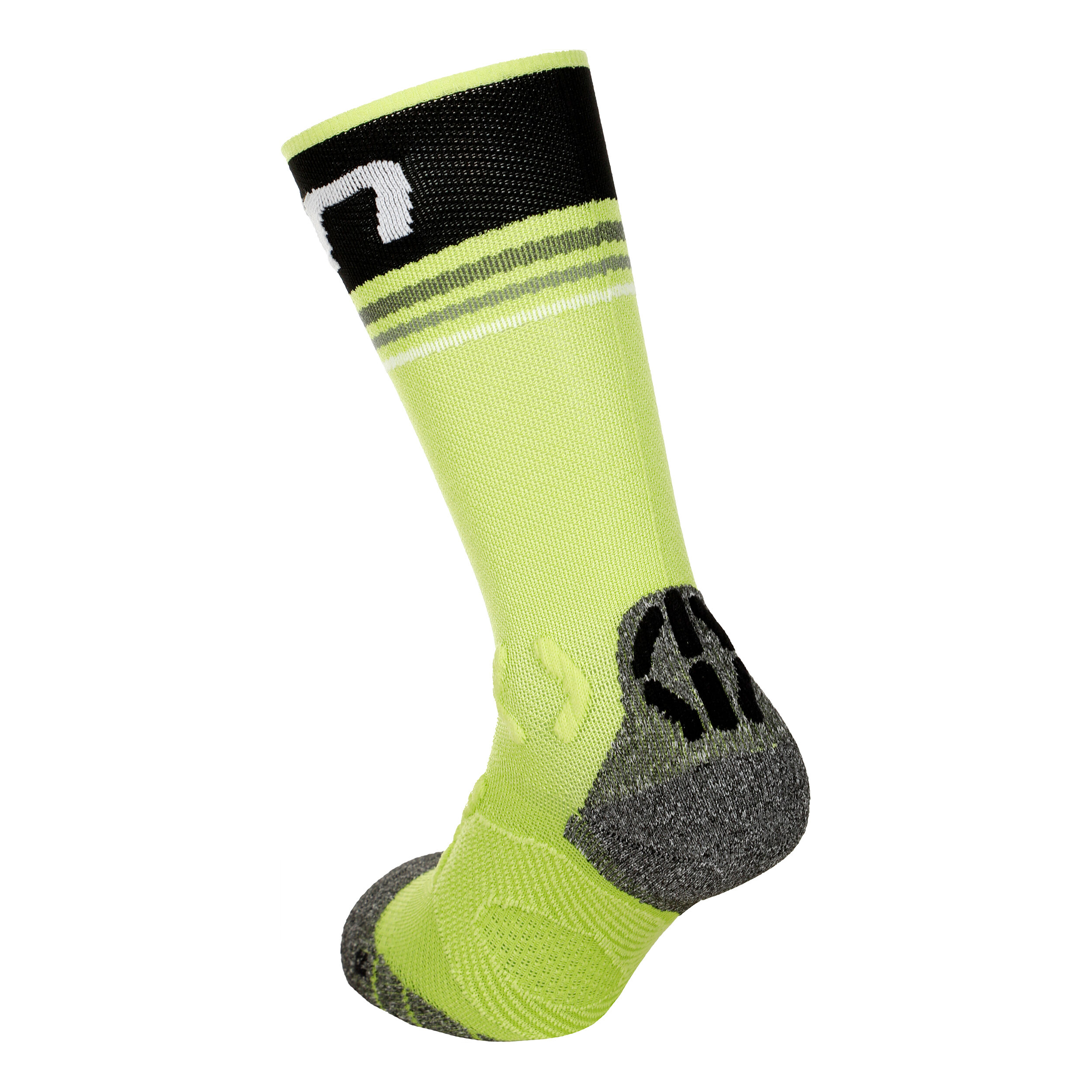 UYN Runner's Mid One Chaussettes De Running Hommes - Vert , Noir